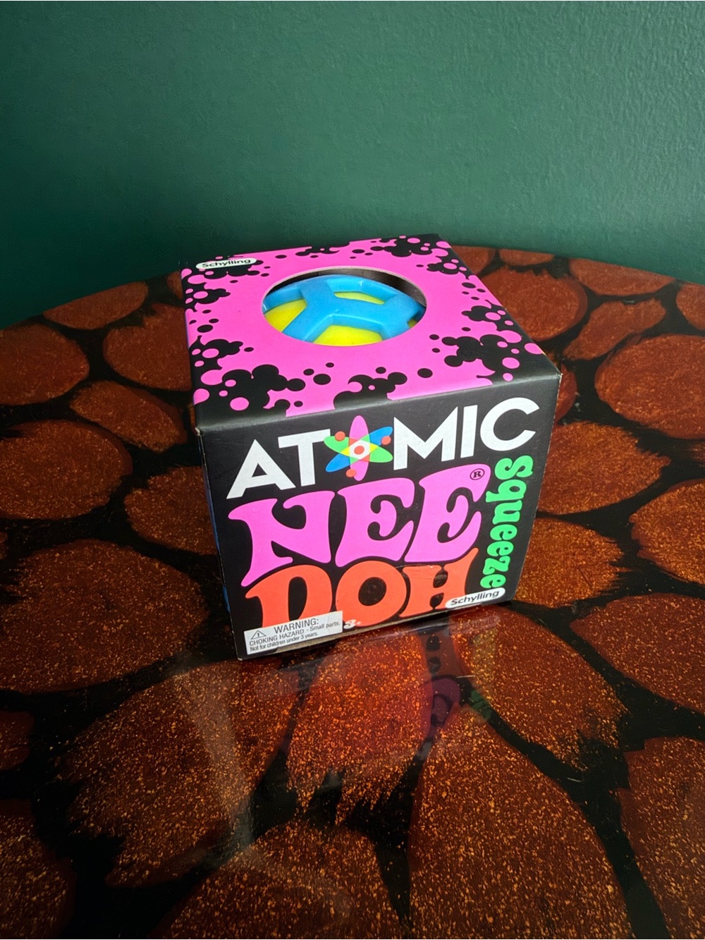 NeeDoh Atomic Squeeze - Blue and Yellow